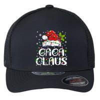 Gaga Claus Christmas Lights Pajama Family Matching Flexfit Unipanel Trucker Cap