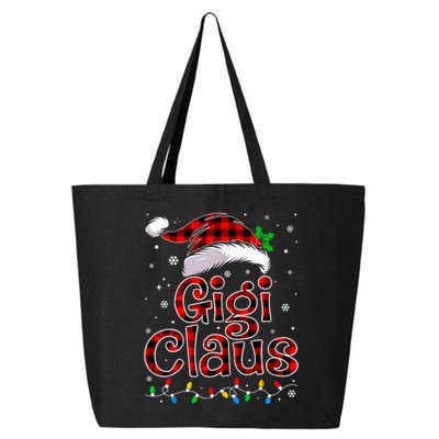 Gigi Claus Christmas Lights Pajama Family Matching 25L Jumbo Tote