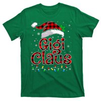 Gigi Claus Christmas Lights Pajama Family Matching T-Shirt