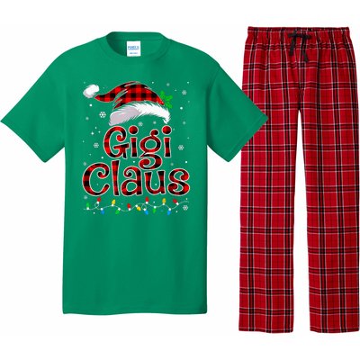 Gigi Claus Christmas Lights Pajama Family Matching Pajama Set