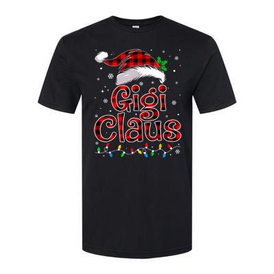 Gigi Claus Christmas Lights Pajama Family Matching Softstyle CVC T-Shirt