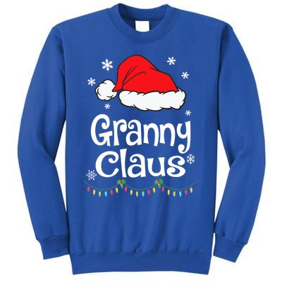 Granny Claus Cute Gift Christmas Pajama Family Matching Xmas Gift Tall Sweatshirt