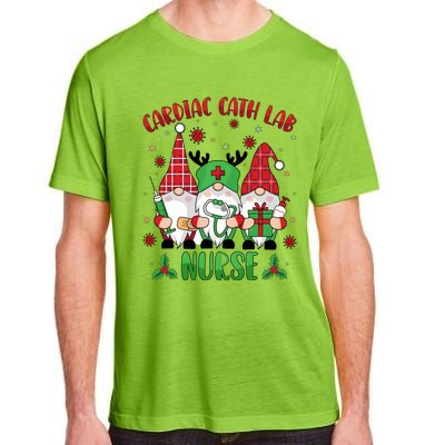 Gnome Cardiac Cath Lab Xmas Holiday Cardiac Nurse Christmas Funny Gift Adult ChromaSoft Performance T-Shirt