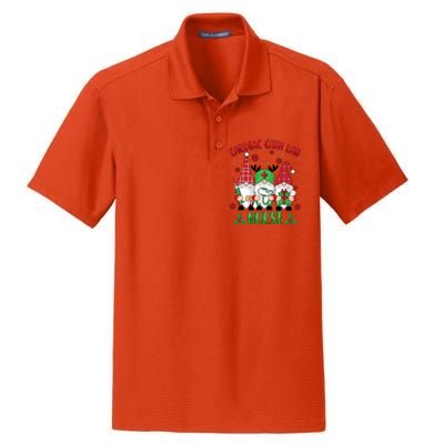 Gnome Cardiac Cath Lab Xmas Holiday Cardiac Nurse Christmas Funny Gift Dry Zone Grid Polo