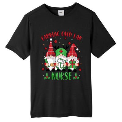 Gnome Cardiac Cath Lab Xmas Holiday Cardiac Nurse Christmas Funny Gift Tall Fusion ChromaSoft Performance T-Shirt