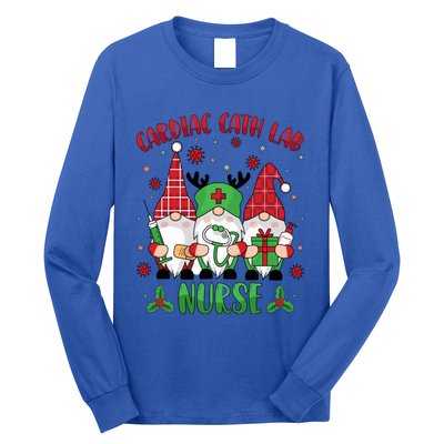 Gnome Cardiac Cath Lab Xmas Holiday Cardiac Nurse Christmas Funny Gift Long Sleeve Shirt