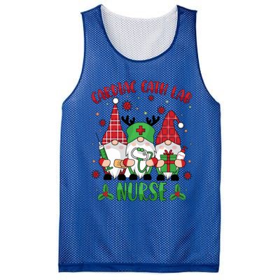 Gnome Cardiac Cath Lab Xmas Holiday Cardiac Nurse Christmas Funny Gift Mesh Reversible Basketball Jersey Tank