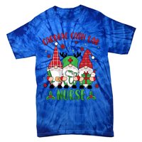 Gnome Cardiac Cath Lab Xmas Holiday Cardiac Nurse Christmas Funny Gift Tie-Dye T-Shirt