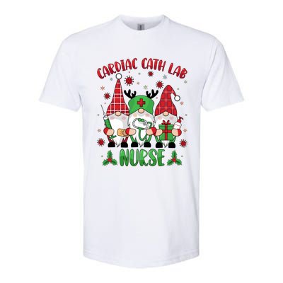 Gnome Cardiac Cath Lab Xmas Holiday Cardiac Nurse Christmas Funny Gift Softstyle CVC T-Shirt