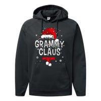 Grammy Claus Christmas Family Matching Pajama Santa Gift Performance Fleece Hoodie