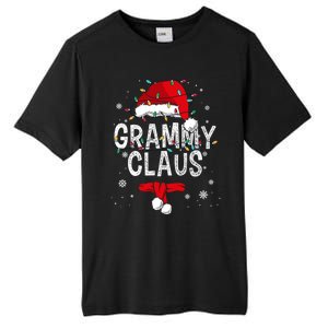 Grammy Claus Christmas Family Matching Pajama Santa Gift Tall Fusion ChromaSoft Performance T-Shirt