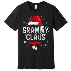 Grammy Claus Christmas Family Matching Pajama Santa Gift Premium T-Shirt