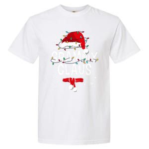 Grammy Claus Christmas Family Matching Pajama Santa Gift Garment-Dyed Heavyweight T-Shirt