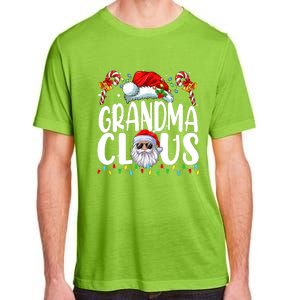 Grandma Claus Christmas Santa Matching Family Xmas Pajamas Adult ChromaSoft Performance T-Shirt