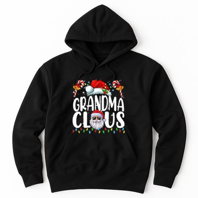 Grandma Claus Christmas Santa Matching Family Xmas Pajamas Hoodie