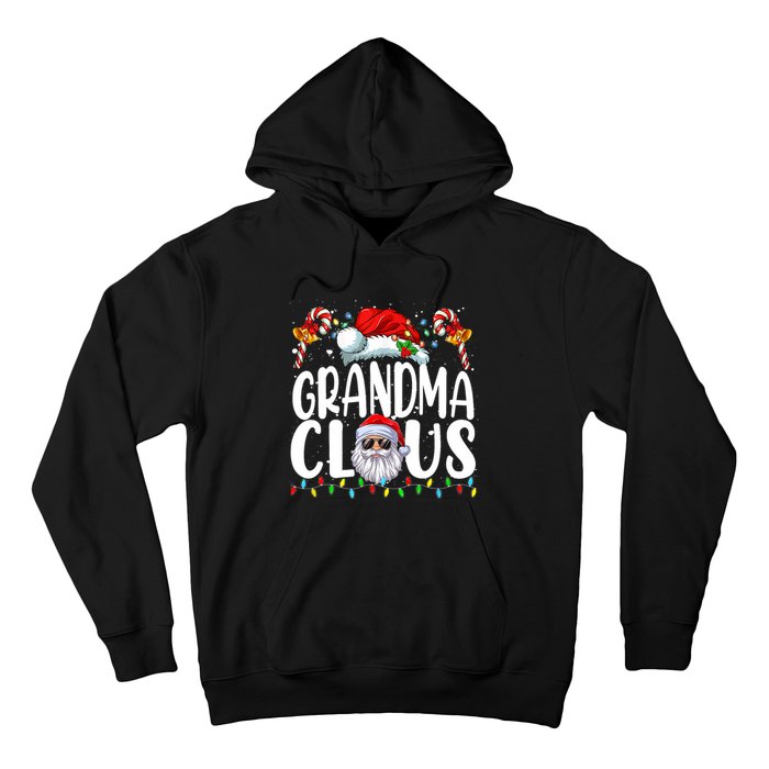 Grandma Claus Christmas Santa Matching Family Xmas Pajamas Hoodie