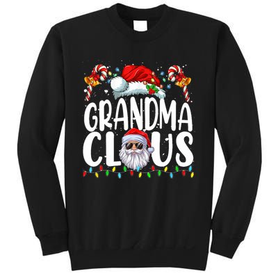 Grandma Claus Christmas Santa Matching Family Xmas Pajamas Sweatshirt