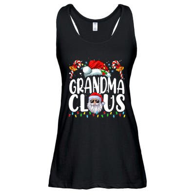 Grandma Claus Christmas Santa Matching Family Xmas Pajamas Ladies Essential Flowy Tank