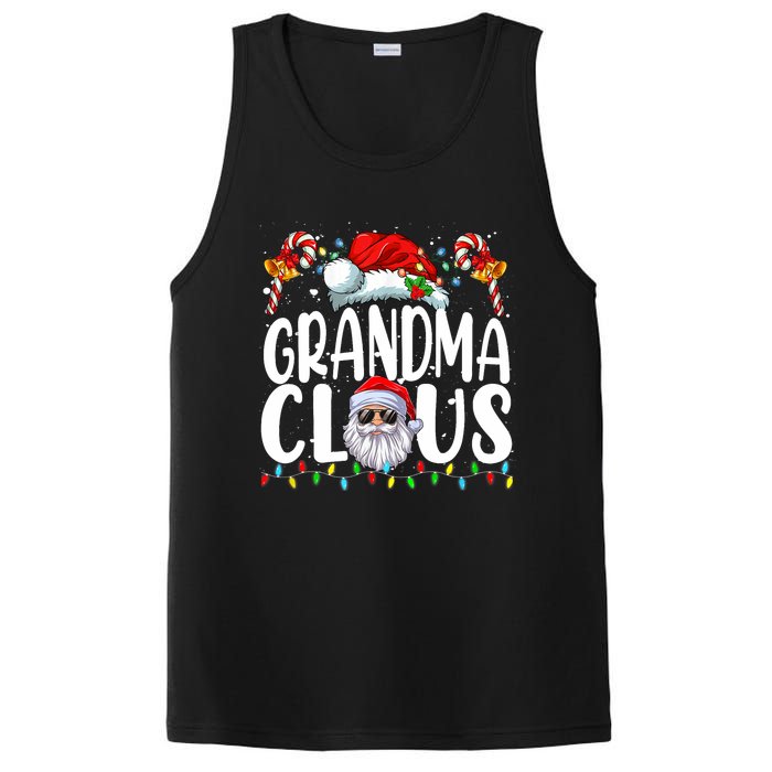 Grandma Claus Christmas Santa Matching Family Xmas Pajamas PosiCharge Competitor Tank