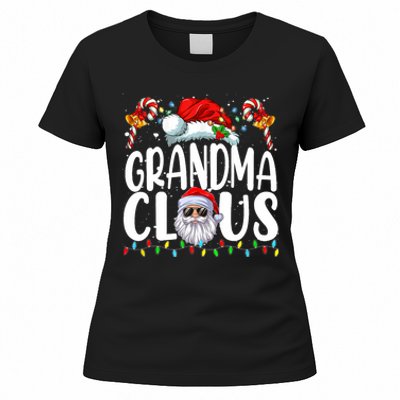 Grandma Claus Christmas Santa Matching Family Xmas Pajamas Women's T-Shirt