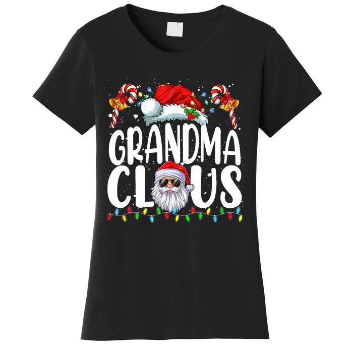 Grandma Claus Christmas Santa Matching Family Xmas Pajamas Women's T-Shirt