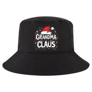 Grandma Claus Christmas Lights Pajama Family Matching Cool Comfort Performance Bucket Hat