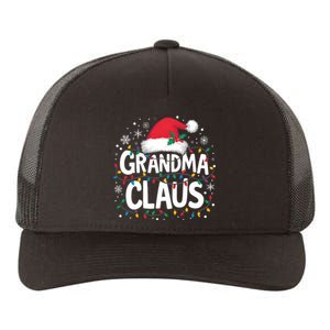 Grandma Claus Christmas Lights Pajama Family Matching Yupoong Adult 5-Panel Trucker Hat