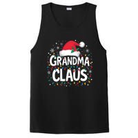 Grandma Claus Christmas Lights Pajama Family Matching PosiCharge Competitor Tank