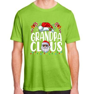 Grandpa Claus Christmas Santa Matching Family Xmas Pajamas Adult ChromaSoft Performance T-Shirt