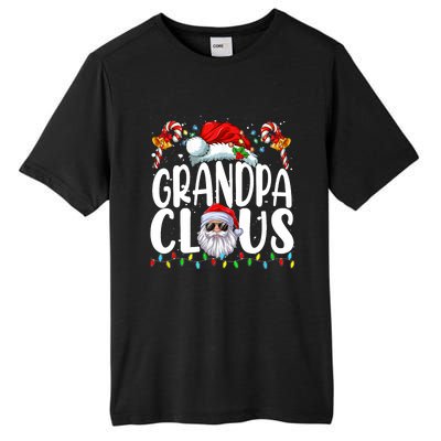 Grandpa Claus Christmas Santa Matching Family Xmas Pajamas Tall Fusion ChromaSoft Performance T-Shirt