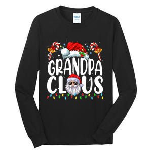 Grandpa Claus Christmas Santa Matching Family Xmas Pajamas Tall Long Sleeve T-Shirt