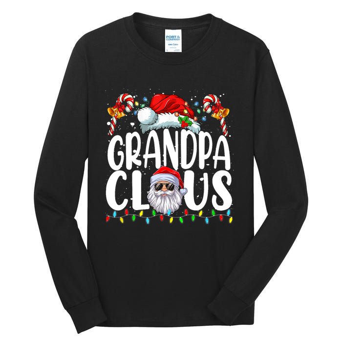 Grandpa Claus Christmas Santa Matching Family Xmas Pajamas Tall Long Sleeve T-Shirt