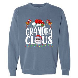 Grandpa Claus Christmas Santa Matching Family Xmas Pajamas Garment-Dyed Sweatshirt