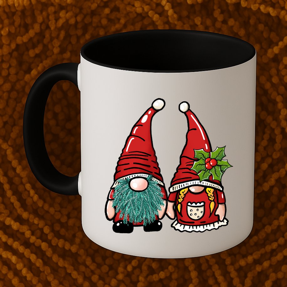 Gnome Christmas Cute Holiday Mug
