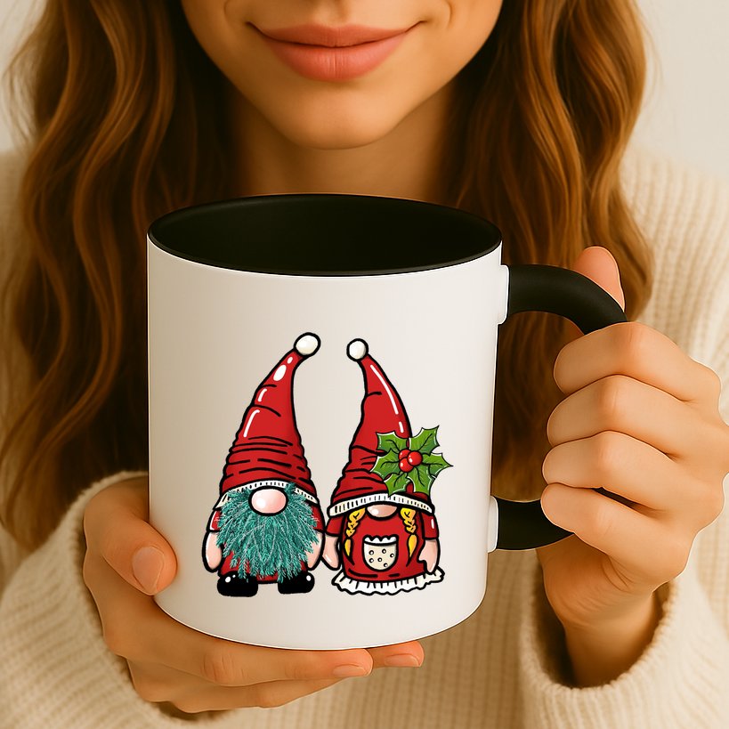 Gnome Christmas Cute Holiday Mug