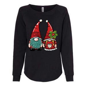 Gnome Christmas Cute Holiday Womens California Wash Sweatshirt