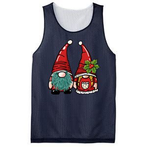 Gnome Christmas Cute Holiday Mesh Reversible Basketball Jersey Tank