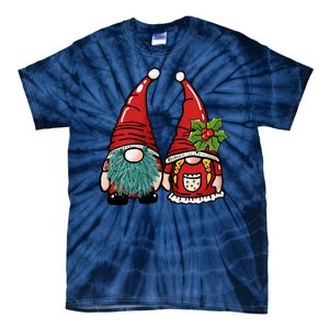 Gnome Christmas Cute Holiday Tie-Dye T-Shirt