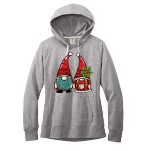 Gnome Christmas Cute Holiday Women's Fleece Hoodie