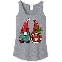 Gnome Christmas Cute Holiday Ladies Essential Tank