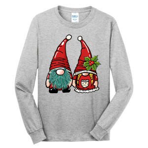 Gnome Christmas Cute Holiday Tall Long Sleeve T-Shirt