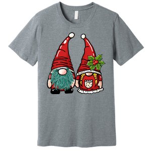 Gnome Christmas Cute Holiday Premium T-Shirt