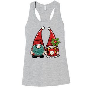 Gnome Christmas Cute Holiday Women's Racerback Tank