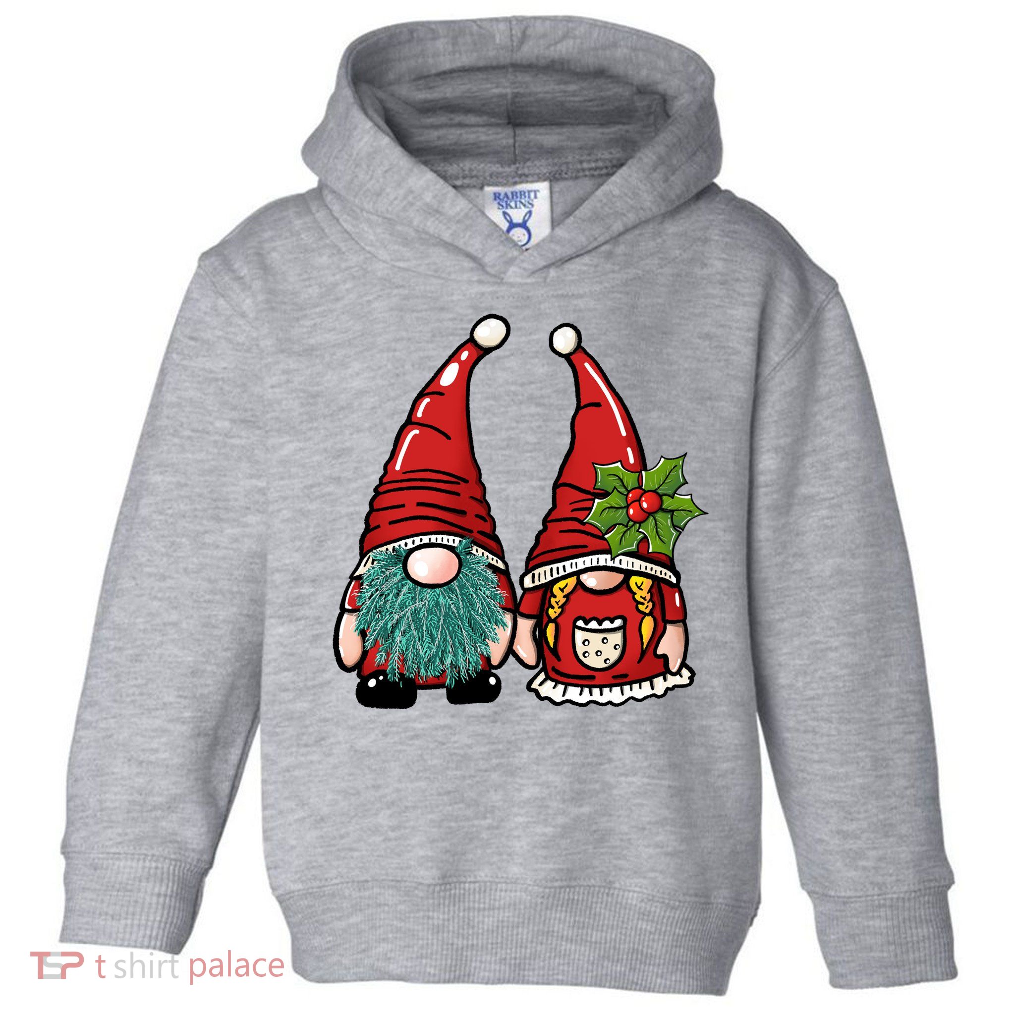 Gnome Christmas Cute Holiday Toddler Hoodie