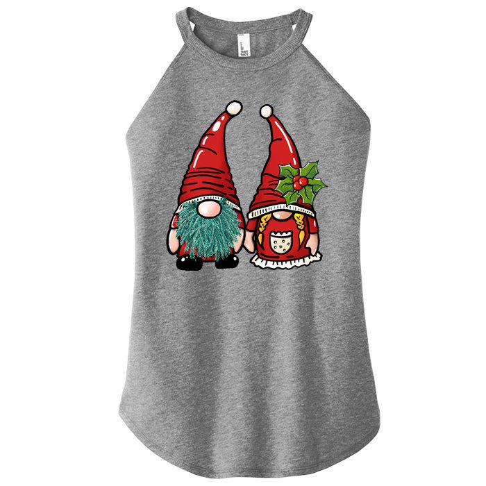 Gnome Christmas Cute Holiday Women's Perfect Tri Rocker Tank