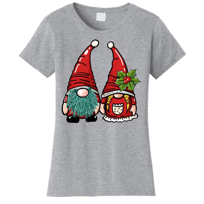 Gnome Christmas Cute Holiday Women's T-Shirt