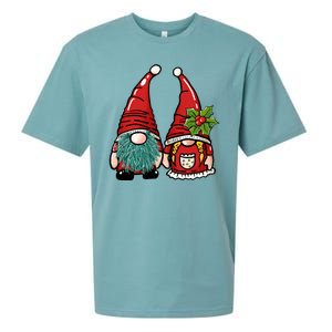 Gnome Christmas Cute Holiday Sueded Cloud Jersey T-Shirt