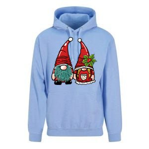 Gnome Christmas Cute Holiday Unisex Surf Hoodie