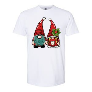 Gnome Christmas Cute Holiday Softstyle CVC T-Shirt