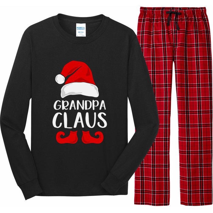 Grandpa Claus Christmas Papa Santa, Cute Christmas, Funny Christmas, Papa Claus Long Sleeve Pajama Set